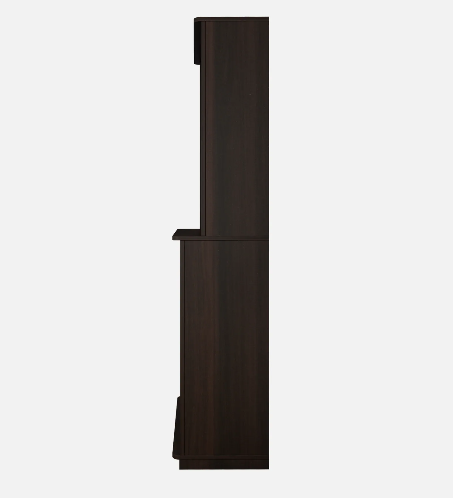 Stand Alone Bar Cabinet in Dark Elm Finish