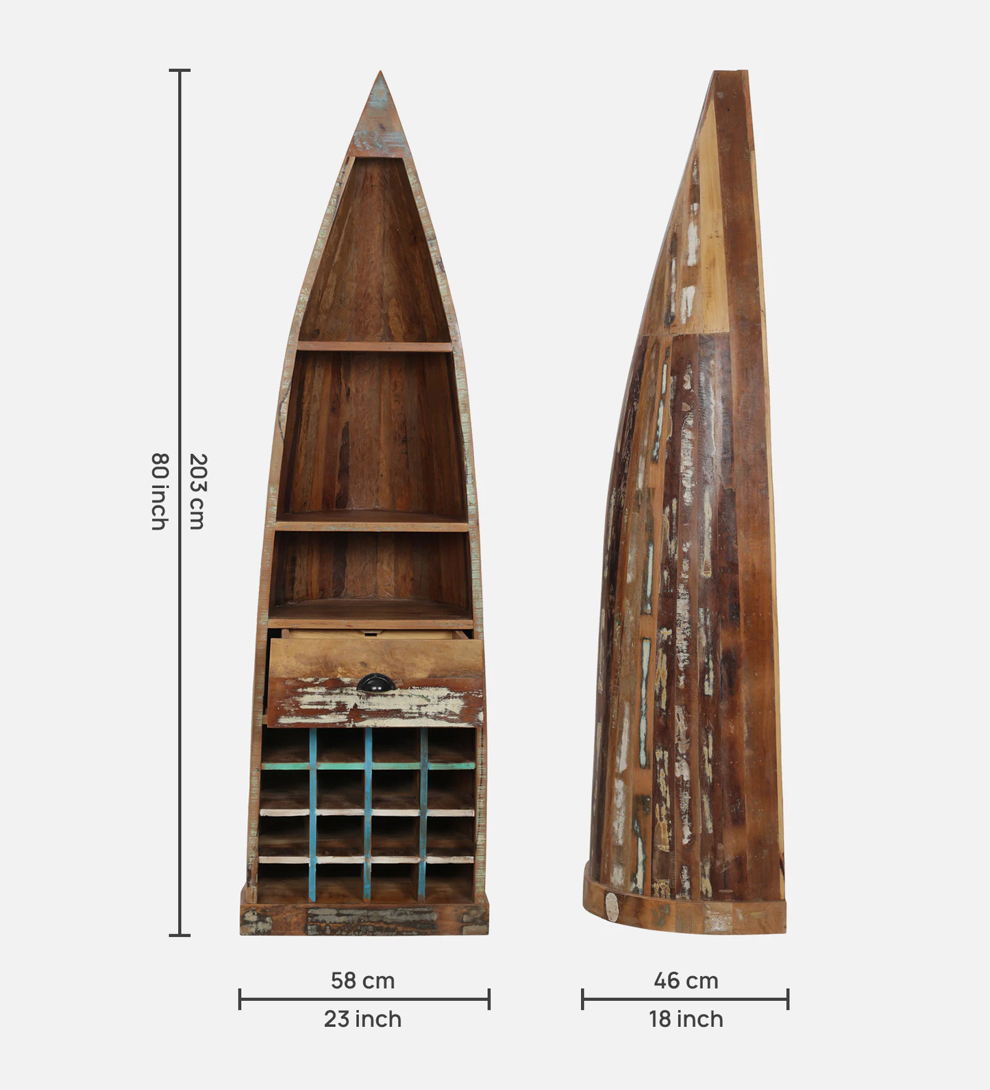 Doni Mango Wood Bar Cabinet