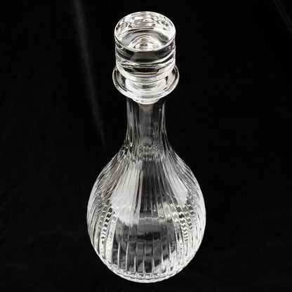 Timeless Round Premium Crystal Whiskey Decanter, Italy - Happyware Home Pvt Ltd